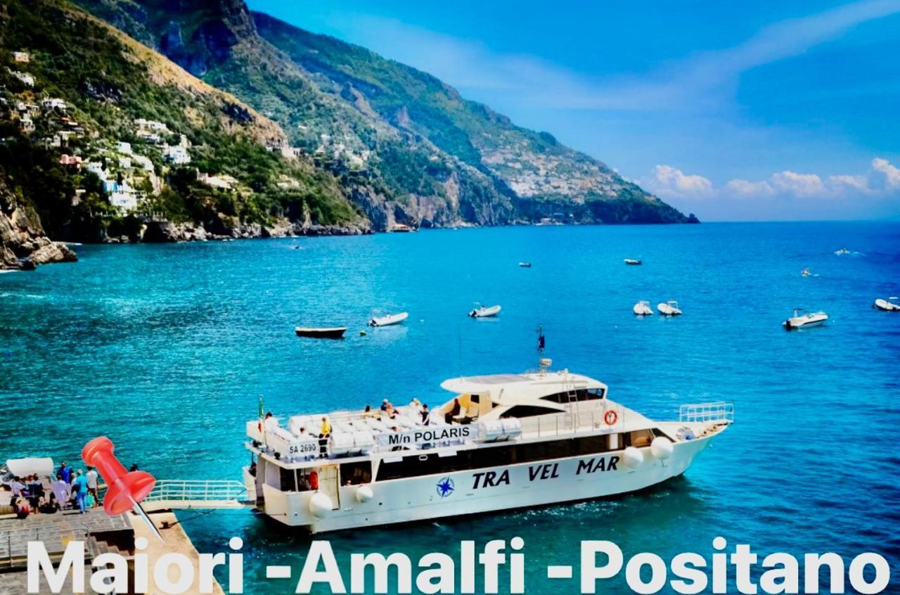 הוילה מאיורי Linea1 Amalfi Coast 500 Mt Beach מראה חיצוני תמונה